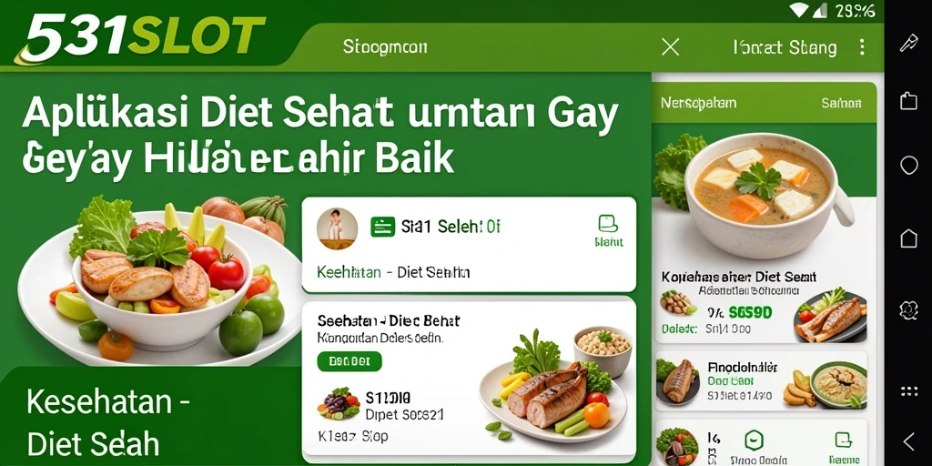 Screenshot antarmuka aplikasi Diet Sehat 531SLOT.