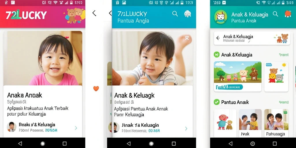 Tampilan antarmuka 72LUCKY yang intuitif dan informatif.